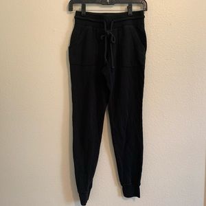 Black Cotton Joggers